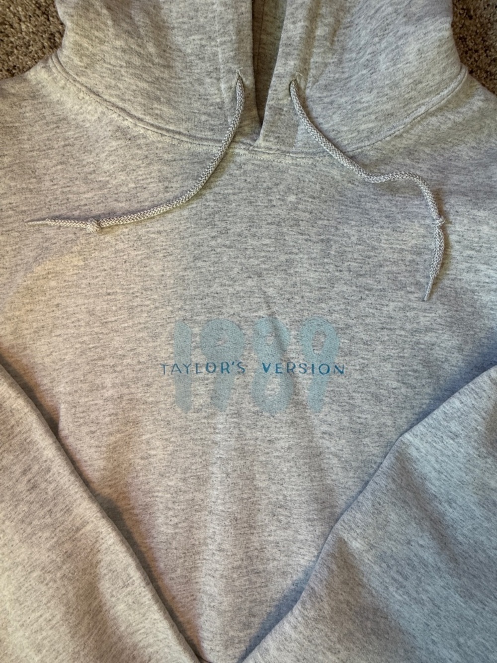 Taylor Swift Gray '1989 Taylor's Version' Hoodie